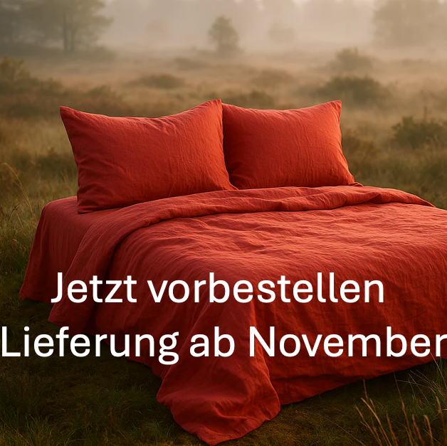 Jetzt vorbestellen für November - Bettwäsche Set Aurora Red