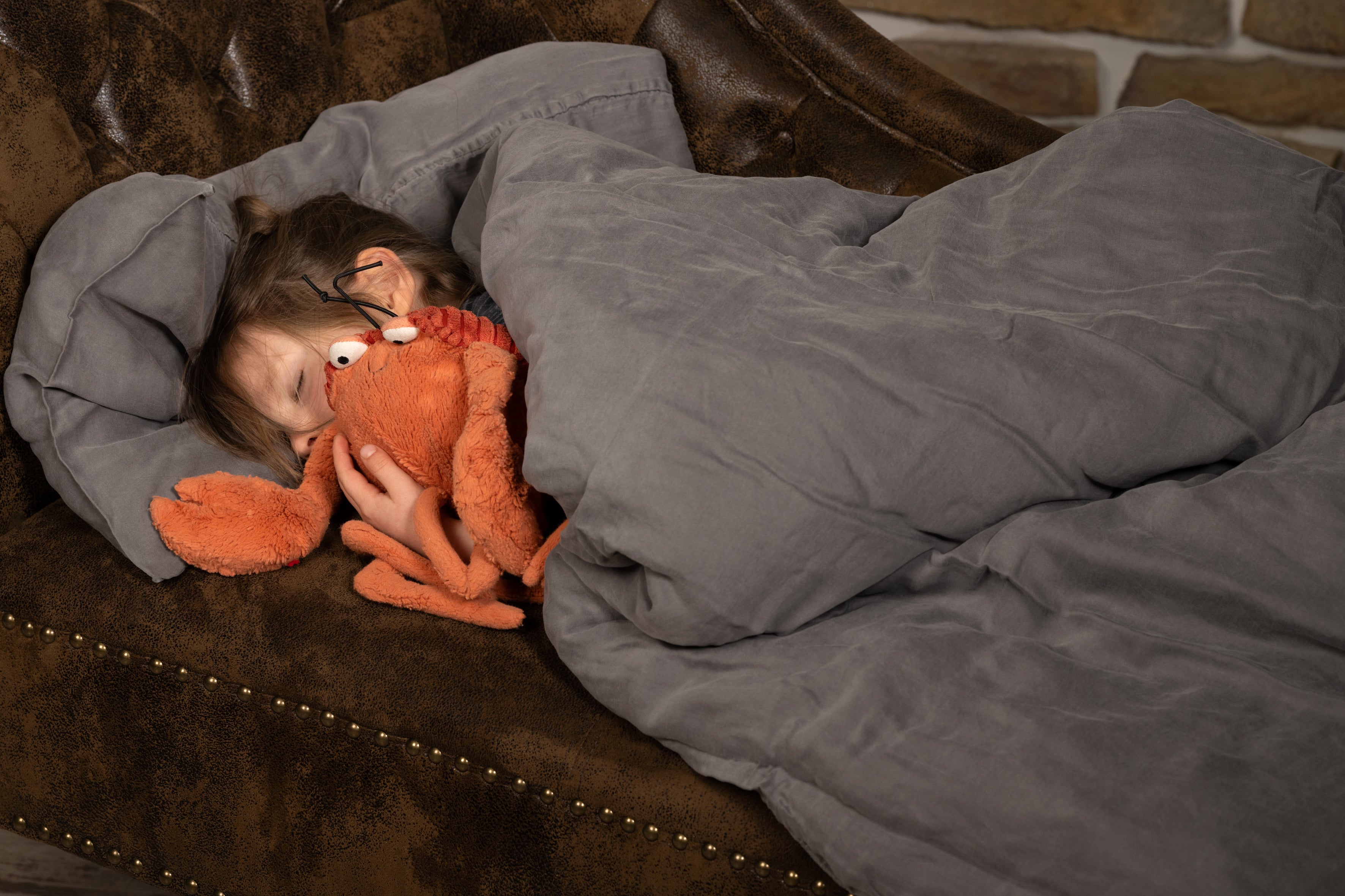 Premium Lyocell Kinderbettwäsche "Frosty Stone"